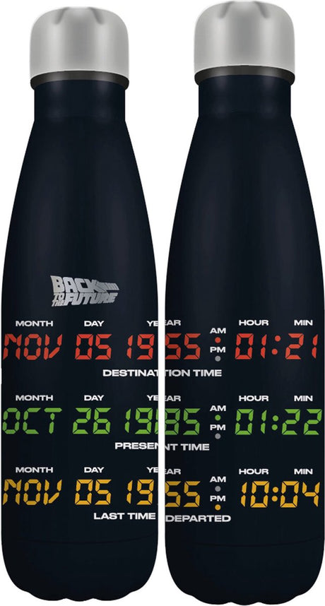 Half Moon Bay zurück in die Zukunft – Metallwasserflasche 500 ml