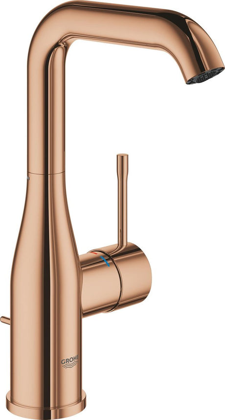 Grohe essence wastafelkraan - hoge draaibare uitloop - met trekwaste - warmsunset - 32628da1