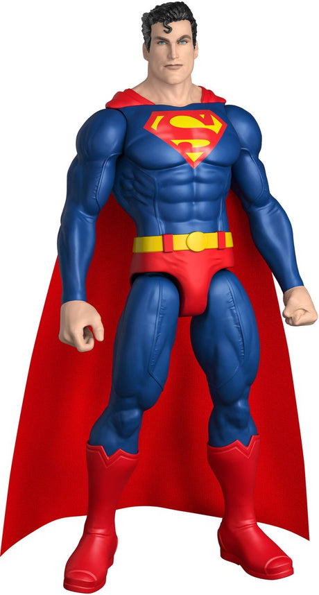 Mattel DC Superman 30 cm große Actionfigur – mit klassischem rot-blauem Superanzug mit Stoffumhang und 7 Gelenkpunkten