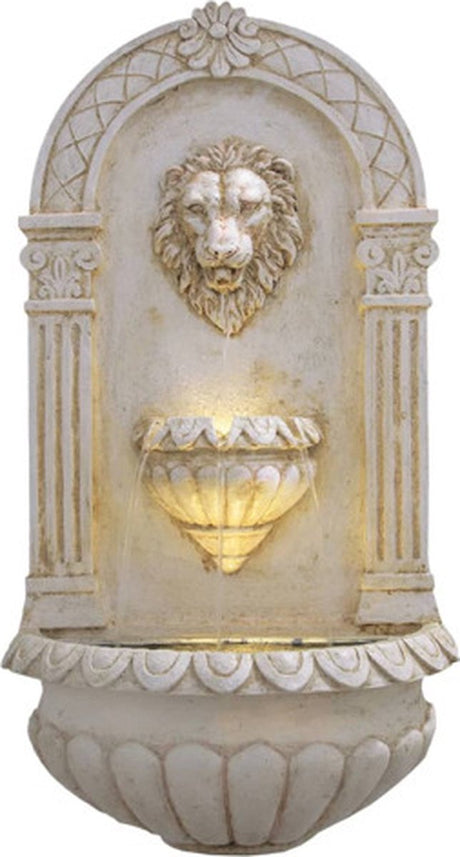 Ubbink Garden Wall Fountain Acqua Arte Assoro Leeuw