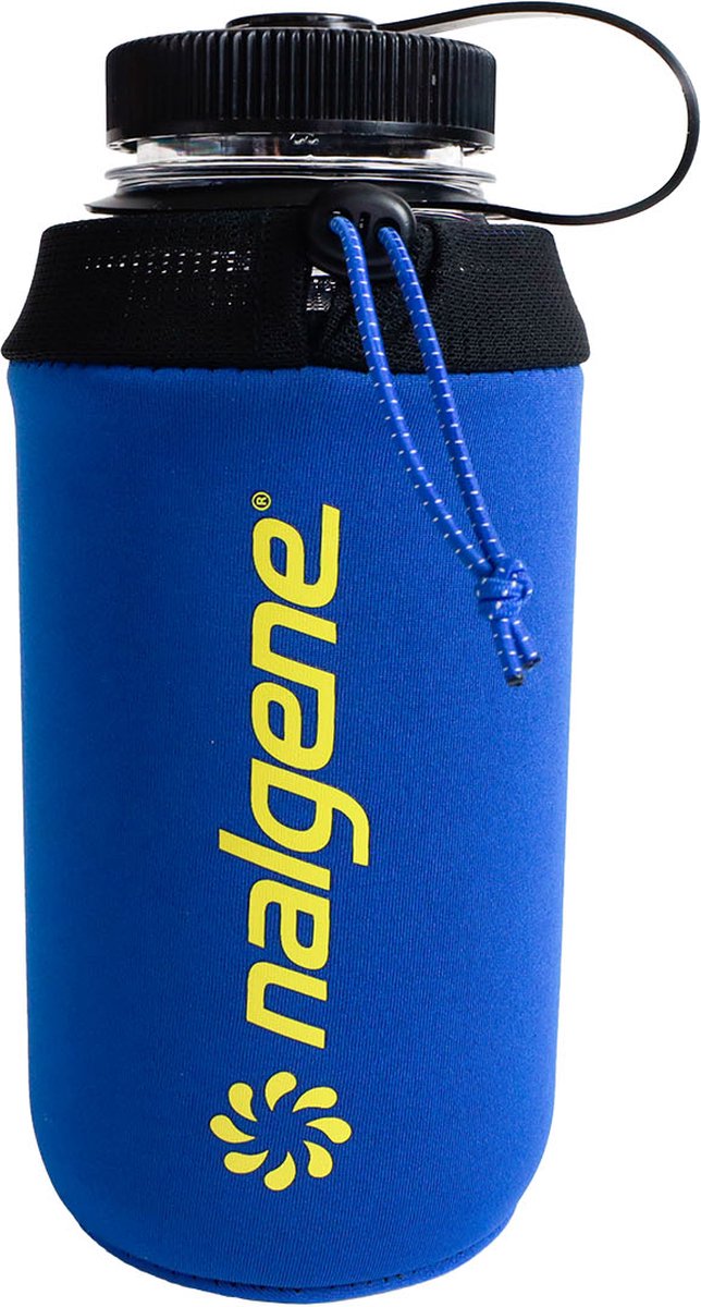 Nalgene - bottle clothing wide mouth 1 l sleeve neoprene royal blue