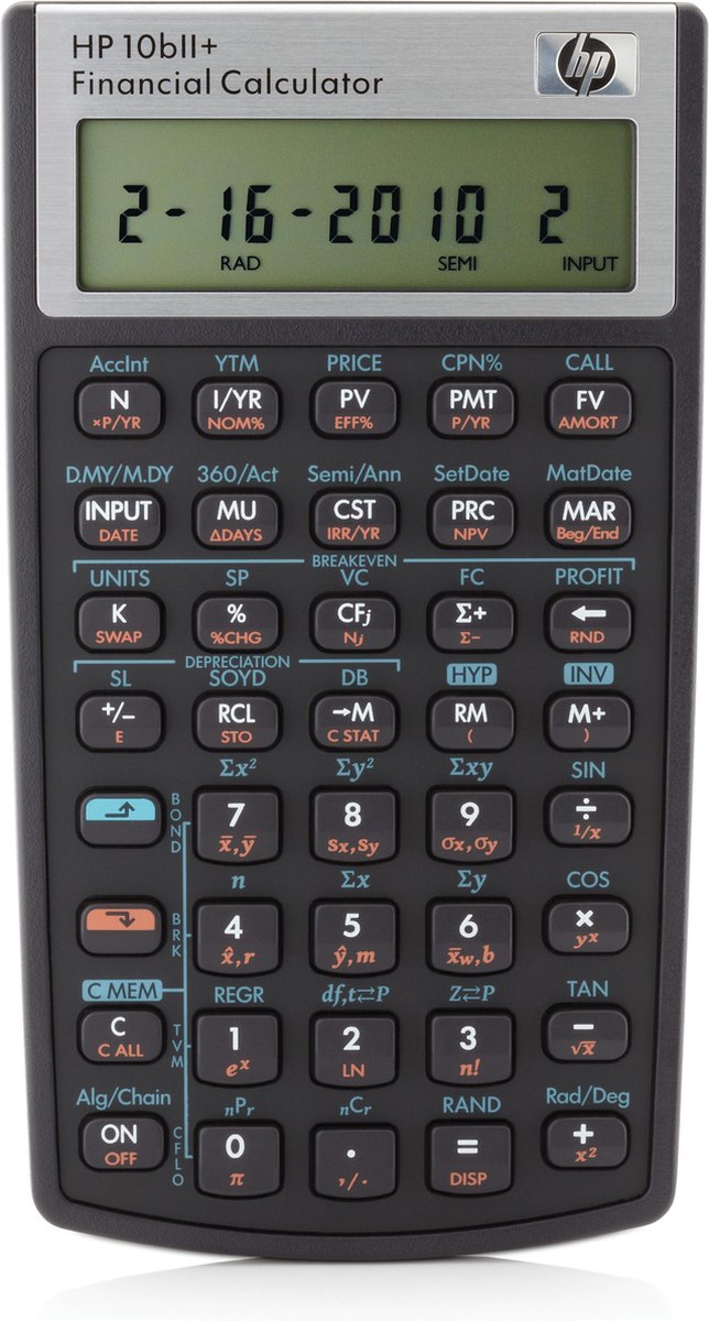 HP Finanzrechner 10bii+