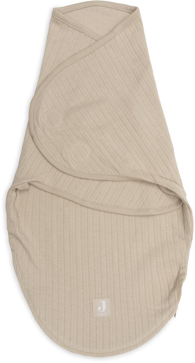 Jollein wrapper 0-3 monate ajour - sand
