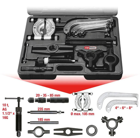 Ks Tools Ks-Tools Abziehersatz Abziehersatz Sortiment Werkzeugstahl