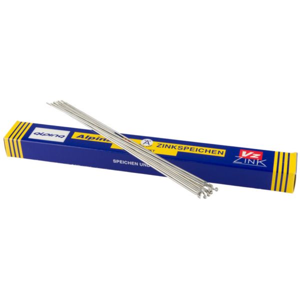 Buzaglo Speichen 306-13 Alpina Raggi ø2,33 mm fg 2,6 – Zink (144 Stück)