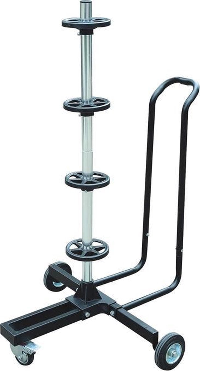 Carpoint Wiel Standard mit Hoes Aluminium Schwarz