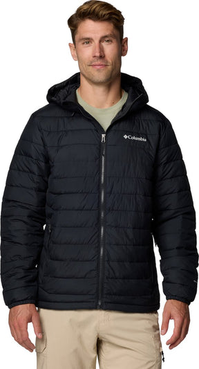 Columbia Powder Lite™ II Kapuzenjacke Herren Outdoorjacke - Schwarz