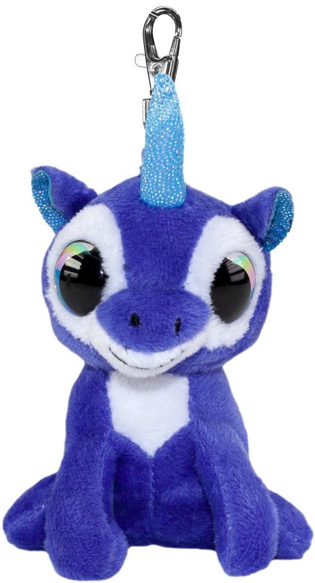 Lumo Stars Lumo Einhorn Samt mit Clip – Mini – 8,5 cm
