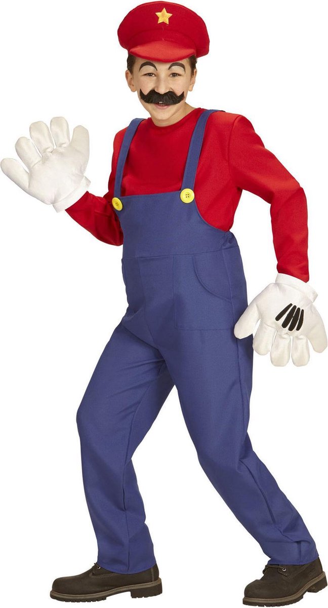 Finidi Mario der Klempner-Latzhose für Kinder