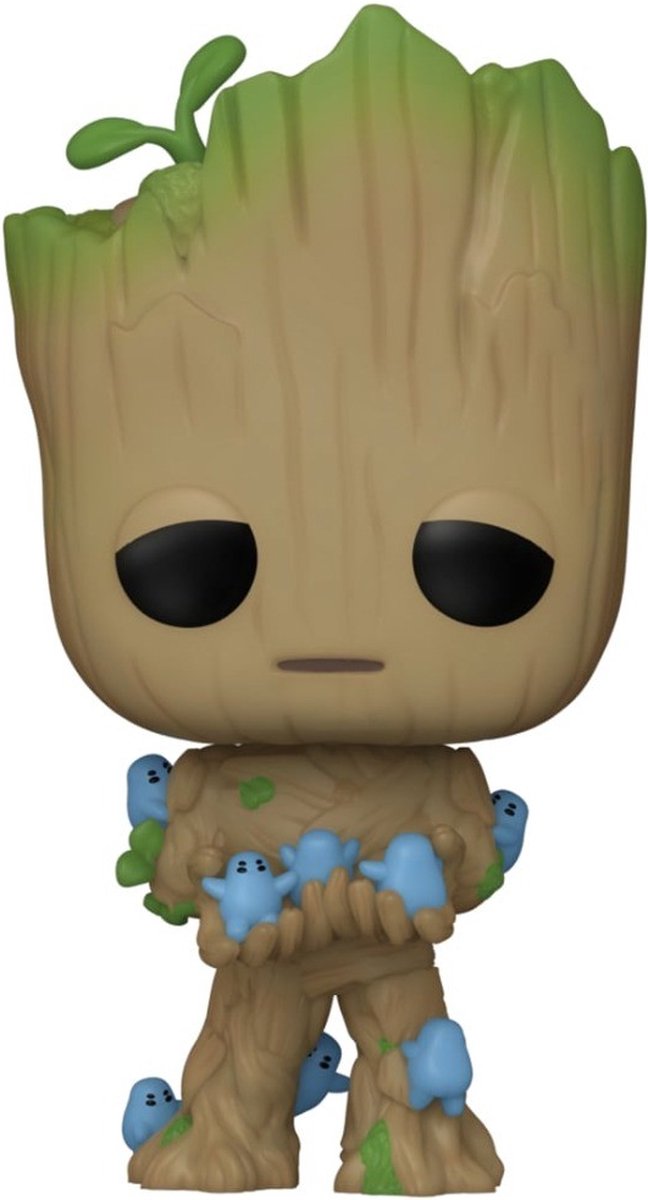 Funko Guardians of the Galaxy I Am Groot – Groot mit Grunds Vinylfigur Nr. 1194 Pop! Standard