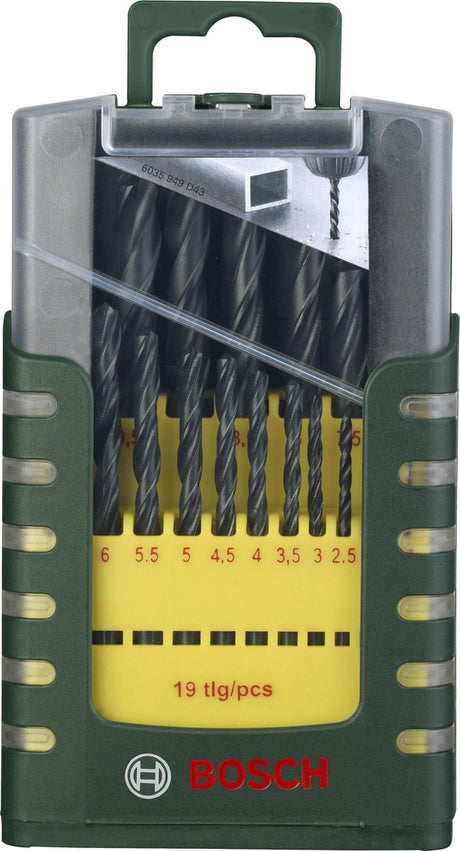 Bosch Zubehör Bosch Metallbohrer-Set HSS-R - 1-10 mm - 19-teilig