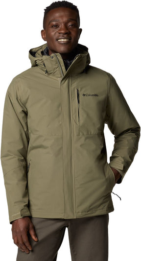 Columbia element blocker™ iii interchange jacket heren outdoorjas - stone green l
