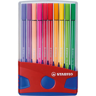 Stabilo Pen 68 - Filzstift - Colorparade - Set à 20 Stück - Rot