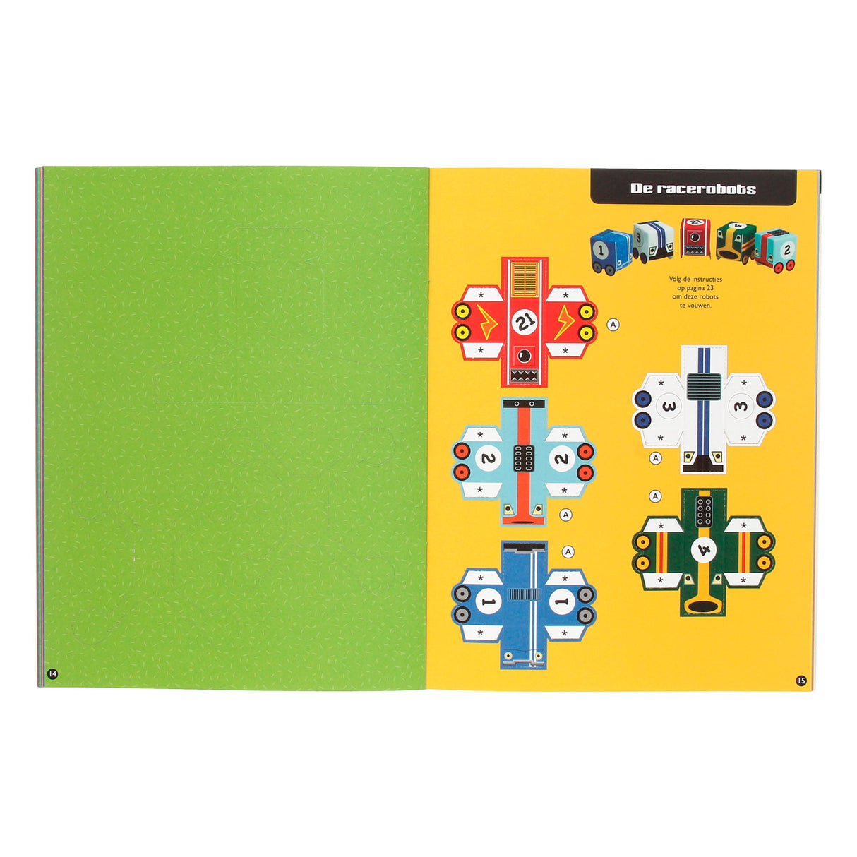 Gewinnt das Bastelbuch von Holland Paper Toys – coole Roboter