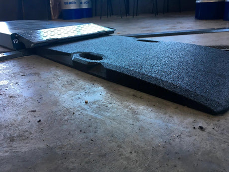 Busching-Rampe, Gummi-Zugangsrampe, H50 x B480 x 1000 mm