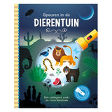 Suche im Zoo + Taschenlampe aus Pappe