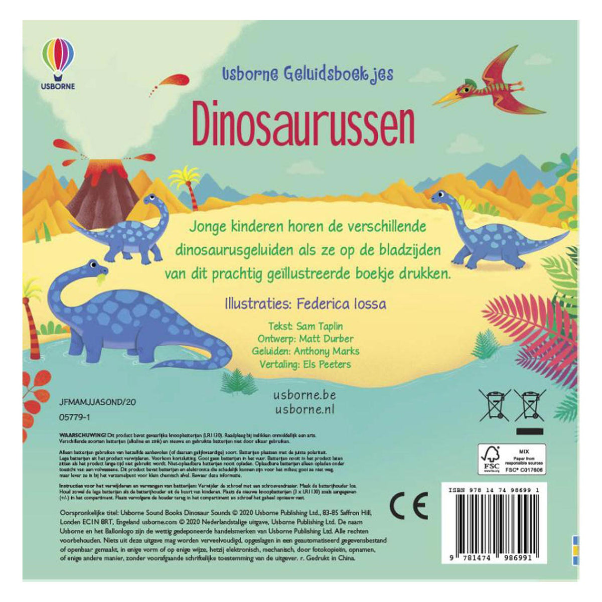 Klangbuch: Dinosaurier. 1+