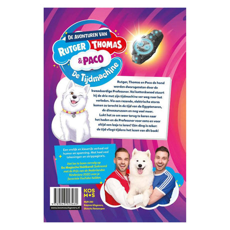 Das zentrale Buch beherbergt die Abenteuer von Rutger, Thomas und Paco – der Zeitmaschine