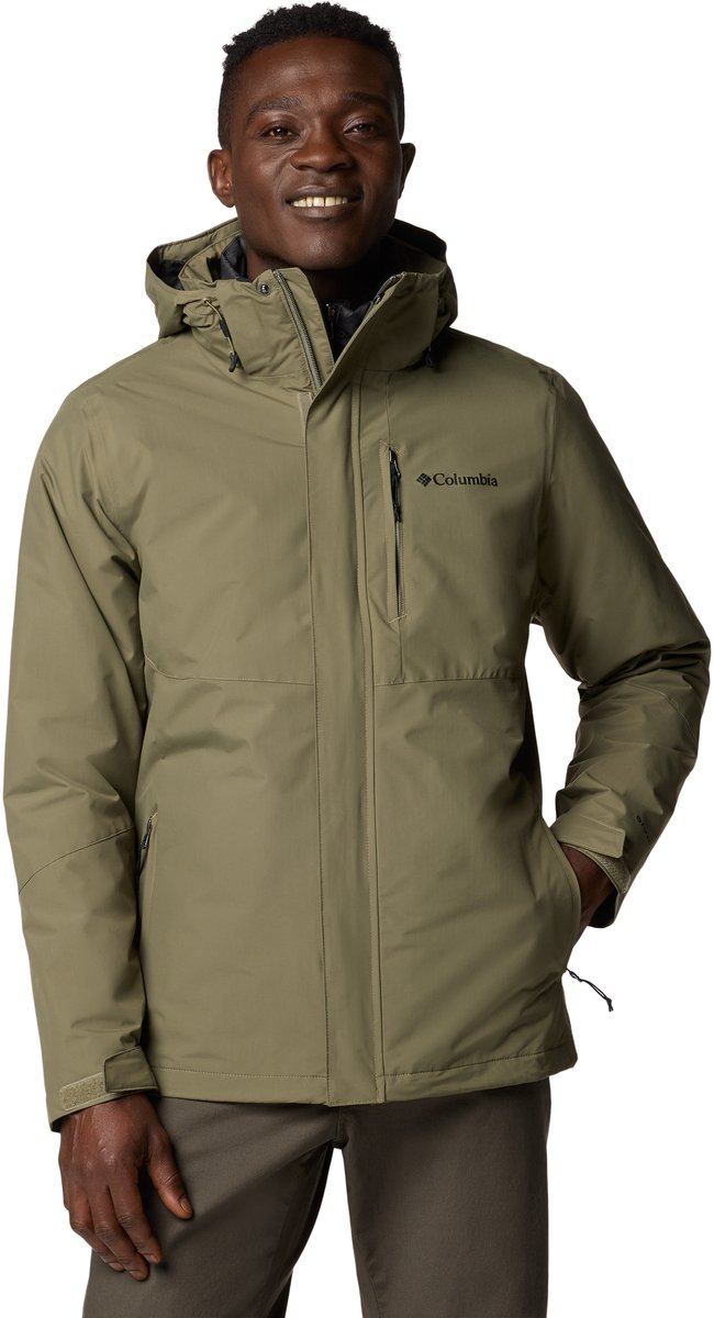 Columbia element blocker™ iii interchange jacket heren outdoorjas - stone green xxl