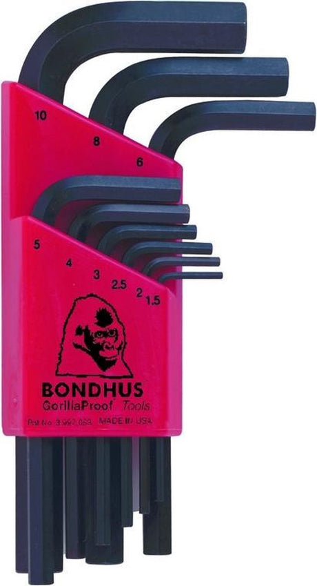 Bondhus haakse inbusset 1.5-10mm kort hlx9ms