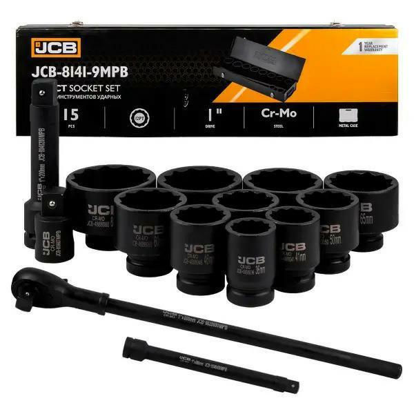 Imp jcb actsleutel ingesteld 15el. 1 12-kątowa (36-80mm)
