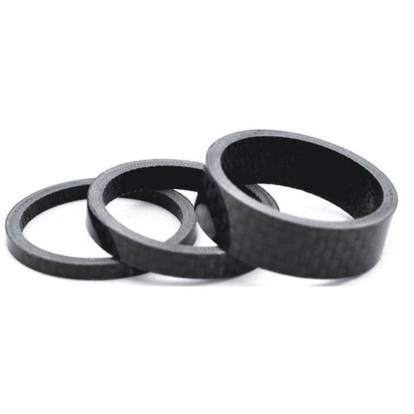 Ergotec Ball Head Spacer Set 1-1 8 (Ø28.6) 3-Stück 3 5 10 mm Kohlenstoff