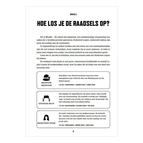 Centraal boekhuis puzzelboek murdle. volwassene | 3 stuks