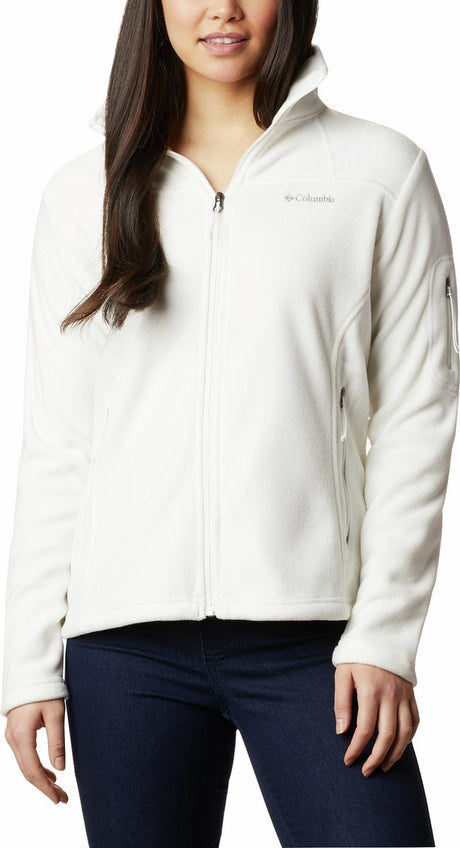 Columbia Fast Trek™ II Jacke Fleeceweste – Fleeceweste für Damen – Outdoorweste – Weiß – Größe M