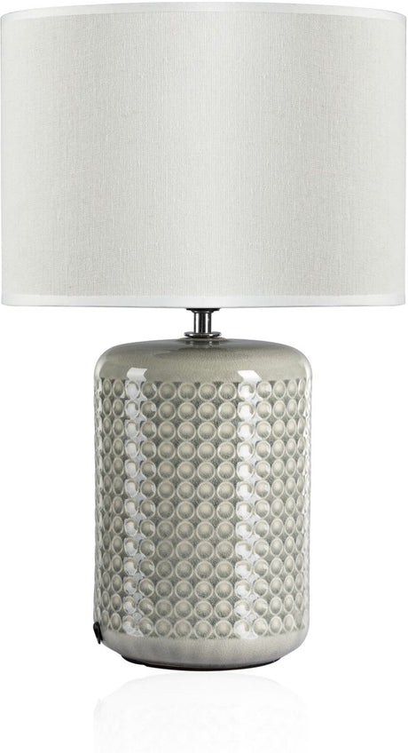 Pauleen LED-Tischleuchte Go for Glow - E27 - max. 20 W – Wohnzimmer, Schlafzimmer, Esszimmer – Beige, Grau, Grün