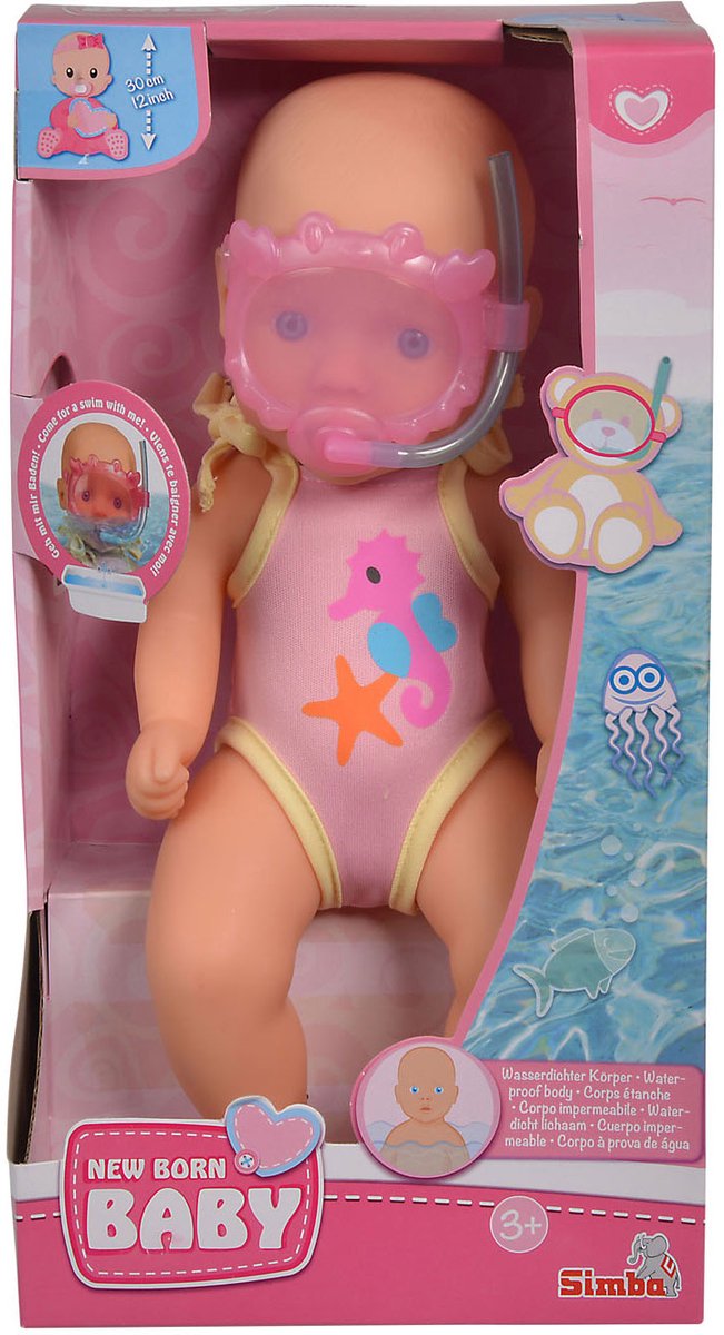 Simba neugeborenes Baby-Badepuppe