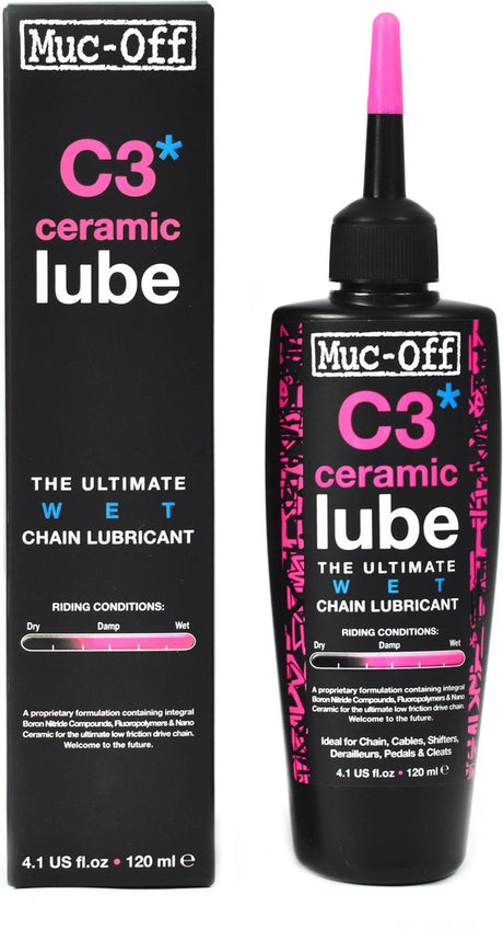 Muc-off Wet Lube C3* Kettenöl Keramik 120ml