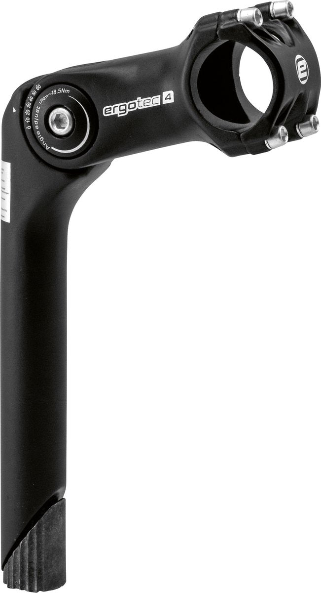 Stimmen Sie Ergotec Octopus 2 Tube 90 180 mm schwarz