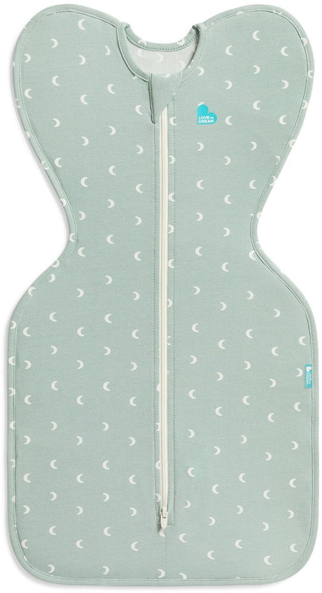 Love to dream ™ babyslaapzak swaddle up™ - inbakeren - baby 0-3 maanden - 3.5-6 kg - all season - olive moon
