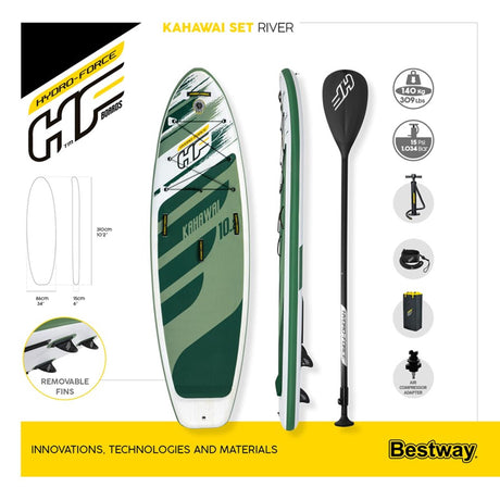 Bestway SUP Hydro-Force Kahawai Set aufblasbare 310x86x15 cm