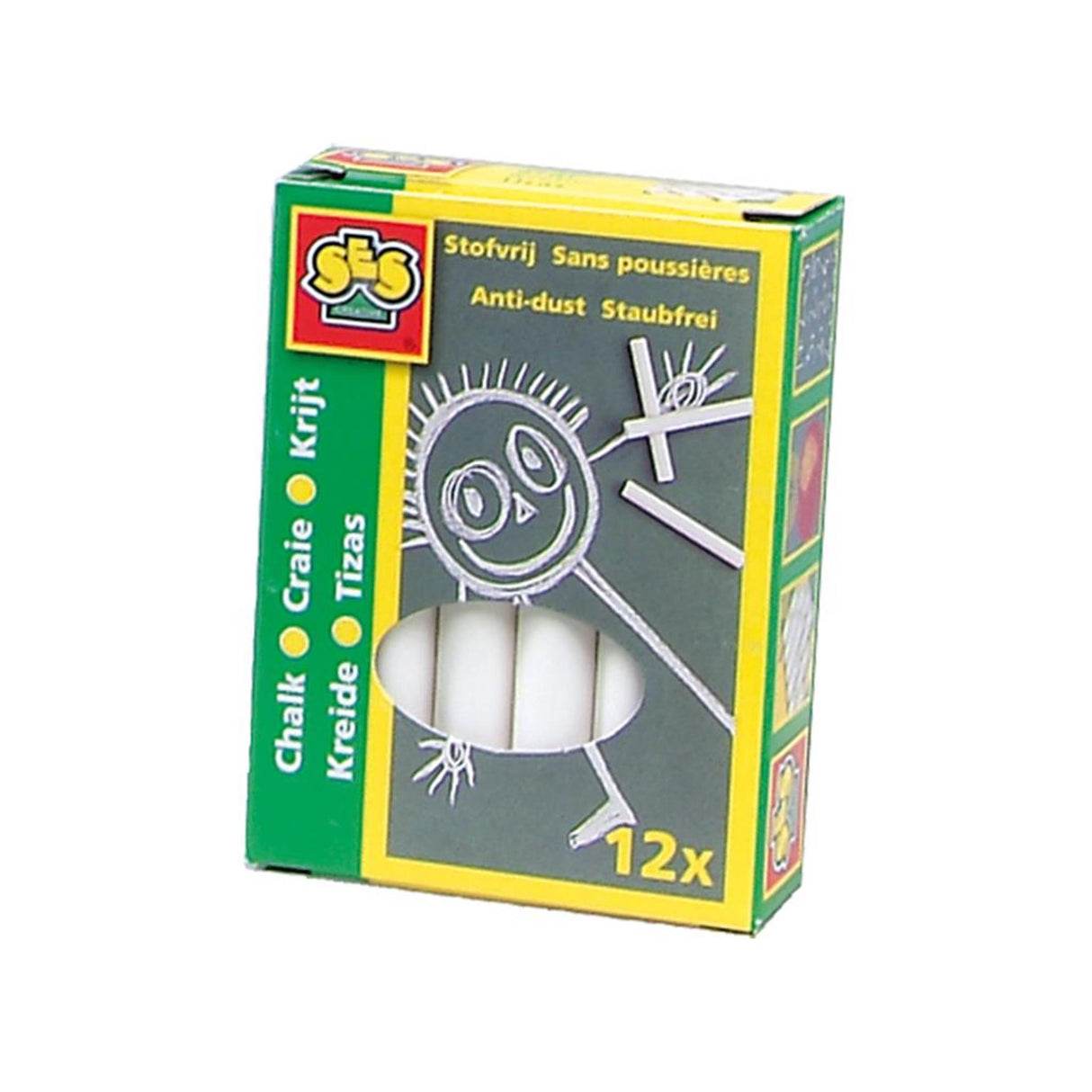 Ses Buntstifte weiß 12 Stück