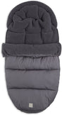 Jollein voetenzak buggy kinderwagen - puffed grey - waterafstotend
