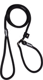 Rebel petz hondenriem - trainingslijn - zwart - s - 8mm x 140cm