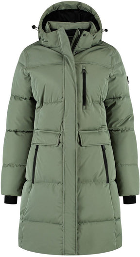 Kjelvik poppy dames outdoorjas - licht groen 48