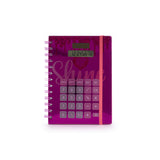 Dream Pop Dream Big Spiralnotizbuch mit Taschenrechner | 2 Stk