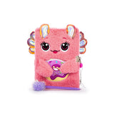 Traumpuppe, flauschiges Tagebuch Axelot mit Pompons