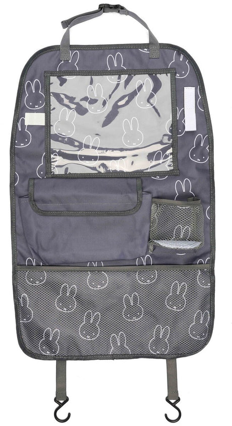 Dooky nijntje back seat organizer – universele auto organizer met tablethouder – opbergtas voor achterbank – stevig makkelijk schoon te maken