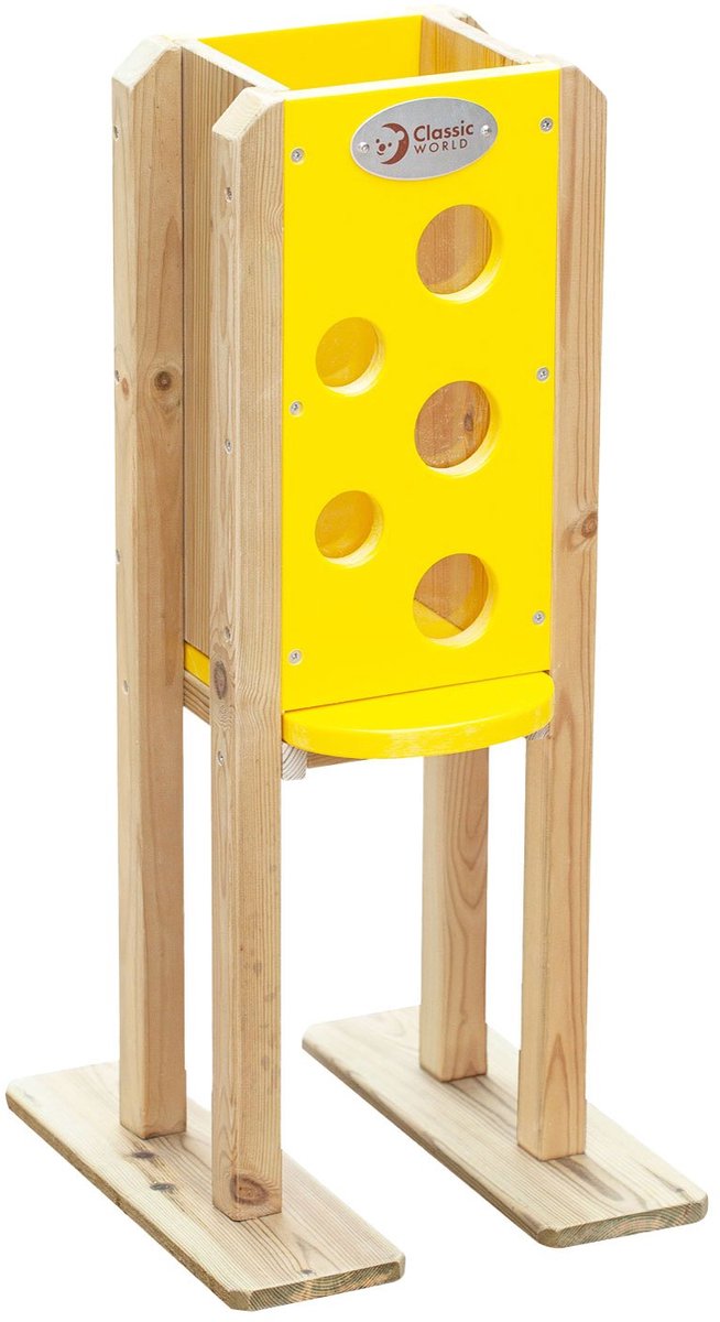 Klassische Welt -Holzsandmühle mit Löchern
