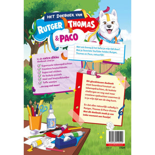 Buchaktivitätsbuch Rutger, Thomas und Paco