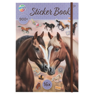 Kreatives Bastelgruppen-Stickerbuch mit Pferden – über 900 Stück.