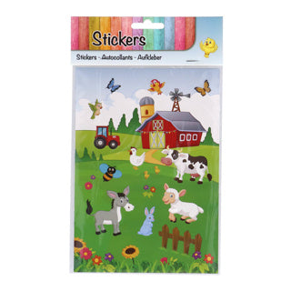 Aufkleber A5 Bauernhof 3 Blatt | 12 Stück