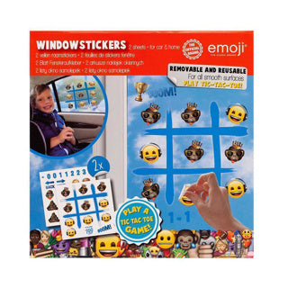 Fensteraufkleber Emoji sortiert | 24 Stück