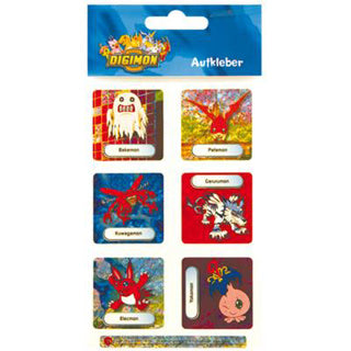 Aufkleber Digimon sortiert | 100 Stück