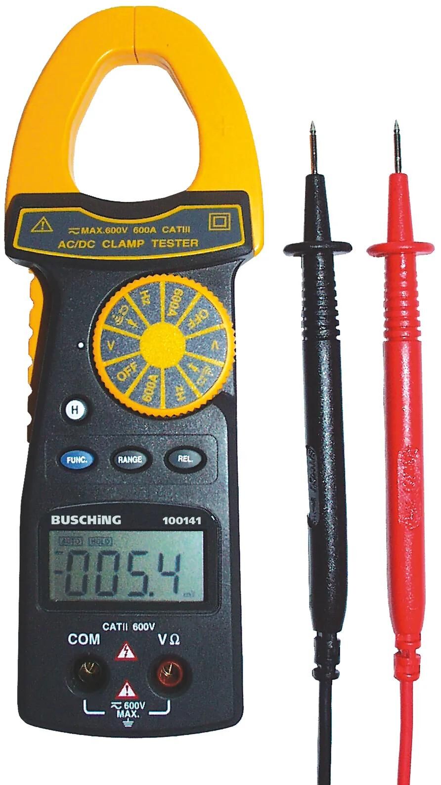 Digitales Amperemeter mit Amperezange von Busching