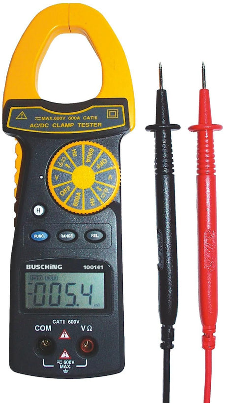 Digitales Amperemeter mit Amperezange von Busching