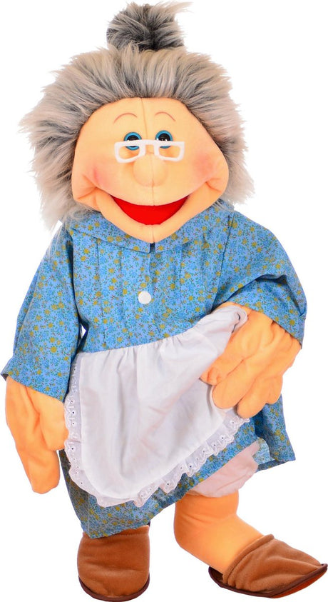 Lebende Puppen - Handpuppe Erzählpuppe Oma - 65 cm